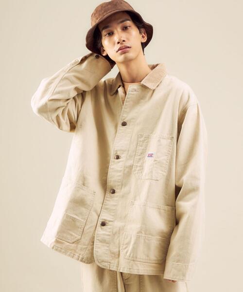 BIG MAC（ビッグマック）の「OLT【別注】＜BIG MAC×green label relaxing＞ ツイル カバーオール ジャケット（カバーオール・メンズ・ブラック/オフホワイト・M/XL/L）」の7枚目の写真