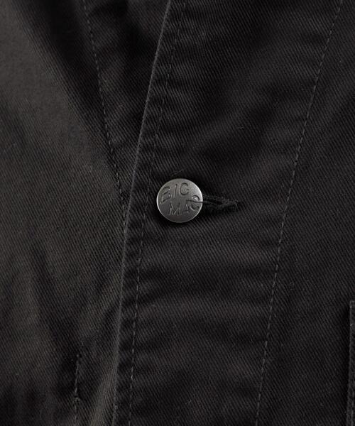 BIG MAC（ビッグマック）の「OLT【別注】＜BIG MAC×green label relaxing＞ ツイル カバーオール ジャケット（カバーオール・メンズ・ブラック/オフホワイト・M/XL/L）」の21枚目の写真