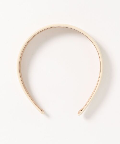 juweel（ユウェル）の「ベーシックレザー風カチューシャ（カチューシャ・レディース・ホワイト/ブラック/ベージュ/ブラウン/グリーン・FREE）」の10枚目の写真