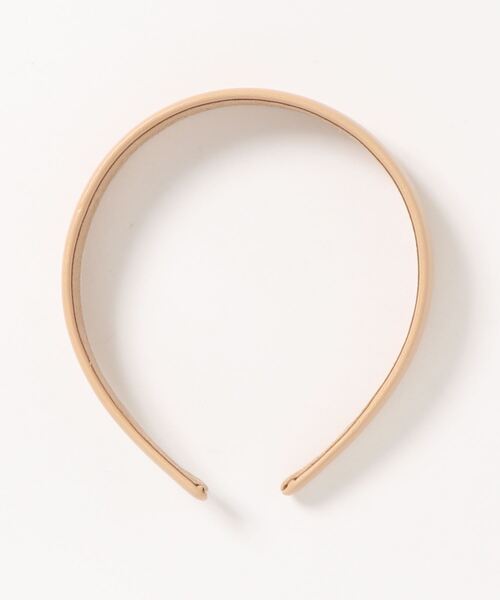 juweel（ユウェル）の「ベーシックレザー風カチューシャ（カチューシャ・レディース・ホワイト/ブラック/ベージュ/ブラウン/グリーン・FREE）」の8枚目の写真