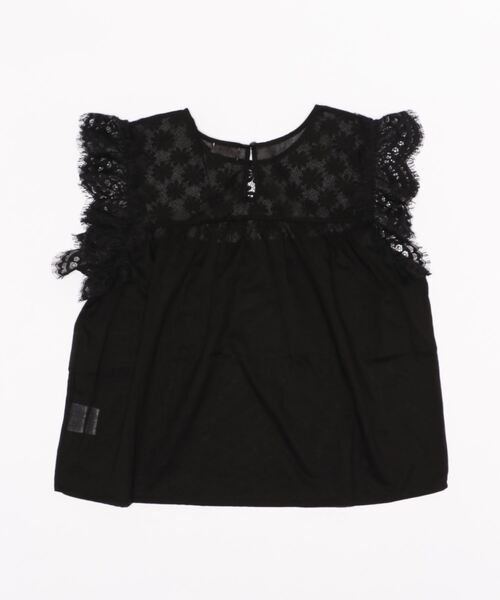 flower（フラワー）の「クリアリーブルームブラウス（シャツ/ブラウス・レディース・ブラック/グレー・FREE）」の3枚目の写真