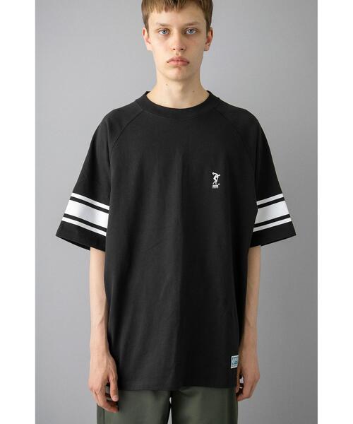 DISCUS(ディスカス)の「<DISCUS × monkey time> FOOTBALL TEE/フットボールTシャツ(Tシャツ/カットソー・メンズ・ブラック/ケリー・SMALL/LARGE/MEDIUM)」の7枚目の写真