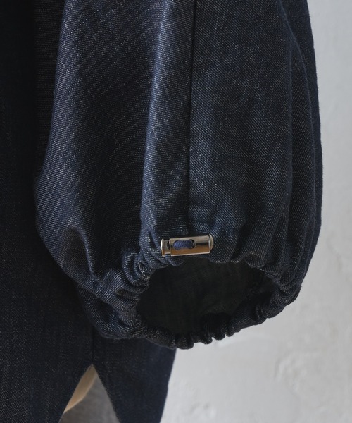 BEARDSLEY（ビアズリー）の「袖ぷっくりデニムブラウス（シャツ/ブラウス・レディース・インディゴブルー・FREE）」の6枚目の写真