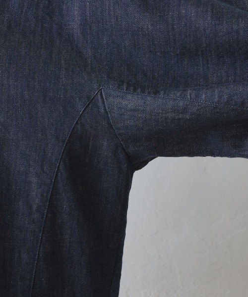 BEARDSLEY（ビアズリー）の「袖ぷっくりデニムブラウス（シャツ/ブラウス・レディース・インディゴブルー・FREE）」の7枚目の写真