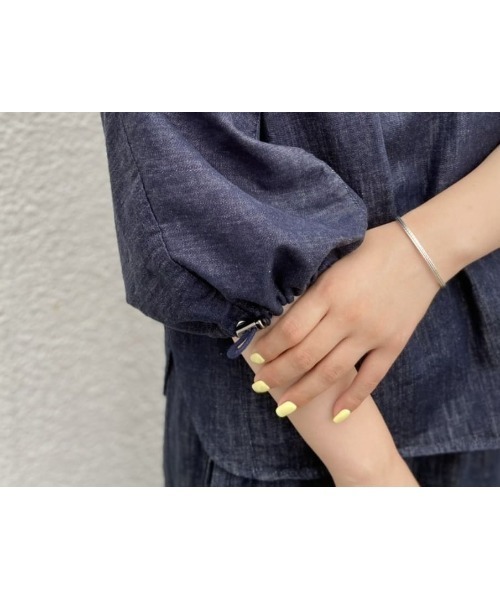 BEARDSLEY（ビアズリー）の「袖ぷっくりデニムブラウス（シャツ/ブラウス・レディース・インディゴブルー・FREE）」の12枚目の写真