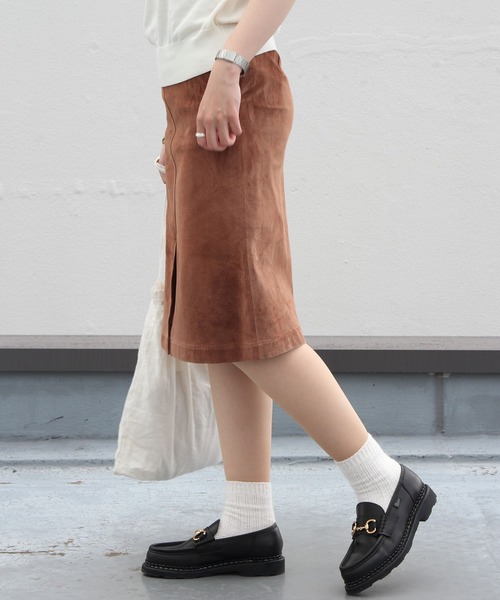 THE SHINZONE（ザ　シンゾーン）の「THE SHINZONE / シンゾーン　SUEDE SKIRT スエードスカート（スカート・レディース・ブラウン・36/34）」の9枚目の写真