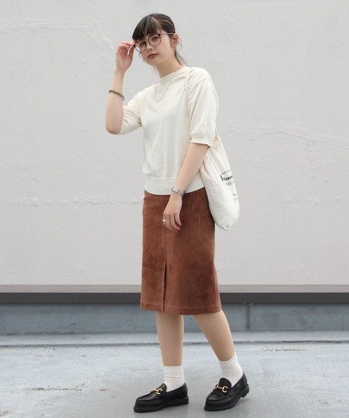 THE SHINZONE（ザ　シンゾーン）の「THE SHINZONE / シンゾーン　SUEDE SKIRT スエードスカート（スカート・レディース・ブラウン・36/34）」の6枚目の写真