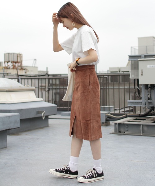 THE SHINZONE（ザ　シンゾーン）の「THE SHINZONE / シンゾーン　SUEDE SKIRT スエードスカート（スカート・レディース・ブラウン・36/34）」の15枚目の写真