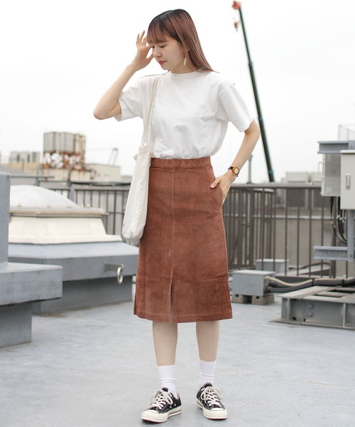 THE SHINZONE（ザ　シンゾーン）の「THE SHINZONE / シンゾーン　SUEDE SKIRT スエードスカート（スカート・レディース・ブラウン・36/34）」の14枚目の写真