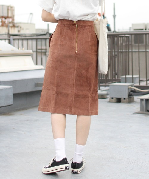 THE SHINZONE（ザ　シンゾーン）の「THE SHINZONE / シンゾーン　SUEDE SKIRT スエードスカート（スカート・レディース・ブラウン・36/34）」の13枚目の写真