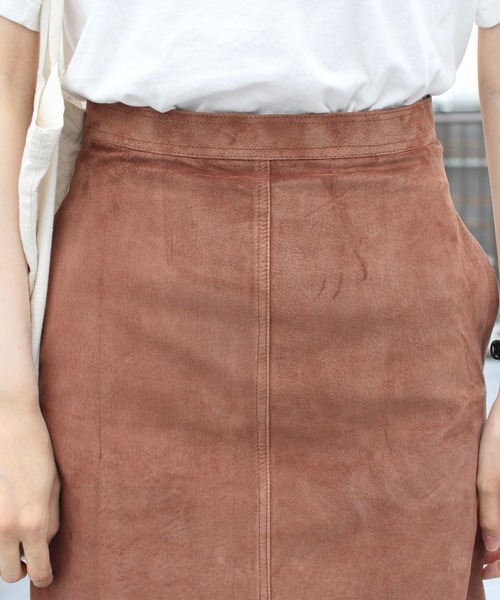 THE SHINZONE（ザ　シンゾーン）の「THE SHINZONE / シンゾーン　SUEDE SKIRT スエードスカート（スカート・レディース・ブラウン・36/34）」の18枚目の写真