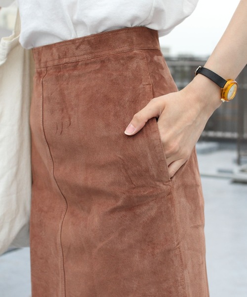 THE SHINZONE（ザ　シンゾーン）の「THE SHINZONE / シンゾーン　SUEDE SKIRT スエードスカート（スカート・レディース・ブラウン・36/34）」の19枚目の写真