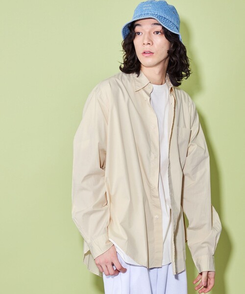 CITEN（シテン）の「＜CITEN（シテン）＞スタンダード シャツ（シャツ/ブラウス・メンズ・ライトグレー/ベージュ/ライトブルー/ピンク・L/M）」の7枚目の写真