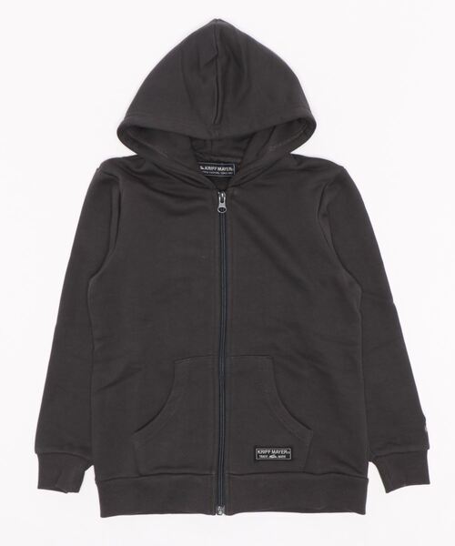 KRIFF MAYER Kid's Collection(クリフメイヤーキッズコレクション)の「クリフパーカー(パーカー・キッズ・グレー/カーキ/ワインレッド/ブルーグリーン/チャコール・120/130/140/150/160/170)」の3枚目の写真