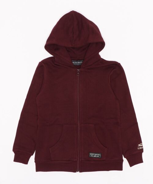 KRIFF MAYER Kid's Collection(クリフメイヤーキッズコレクション)の「クリフパーカー(パーカー・キッズ・グレー/カーキ/ワインレッド/ブルーグリーン/チャコール・120/130/140/150/160/170)」の5枚目の写真