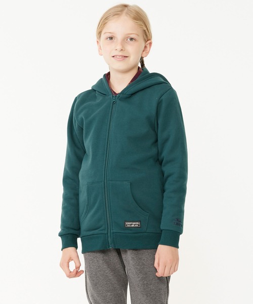 KRIFF MAYER Kid's Collection(クリフメイヤーキッズコレクション)の「クリフパーカー(パーカー・キッズ・グレー/カーキ/ワインレッド/ブルーグリーン/チャコール・120/130/140/150/160/170)」の4枚目の写真