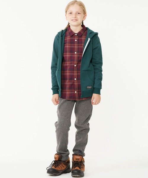 KRIFF MAYER Kid's Collection(クリフメイヤーキッズコレクション)の「クリフパーカー(パーカー・キッズ・グレー/カーキ/ワインレッド/ブルーグリーン/チャコール・120/130/140/150/160/170)」の13枚目の写真