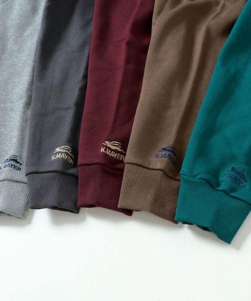 KRIFF MAYER Kid's Collection(クリフメイヤーキッズコレクション)の「クリフパーカー(パーカー・キッズ・グレー/カーキ/ワインレッド/ブルーグリーン/チャコール・120/130/140/150/160/170)」の7枚目の写真