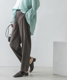 URBAN RESEARCH | 小紋柄ギャザーイージーパンツ(その他パンツ)