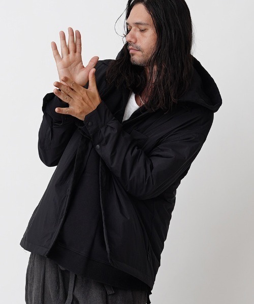 EGO TRIPPING(エゴトリッピング)の「ms4786-PLUMP OVERSHIRTS シャツ(シャツ/ブラウス・メンズ・ブラック/ワイン/チャコール・46/48)」の2枚目の写真