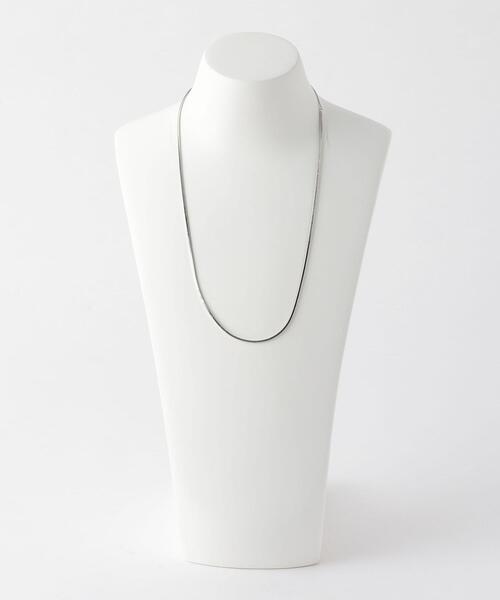 green label relaxing（グリーンレーベルリラクシング）の「スネークチェーン スライド ネックレス（ネックレス・レディース・ゴールド/シルバー・FREE）」の8枚目の写真