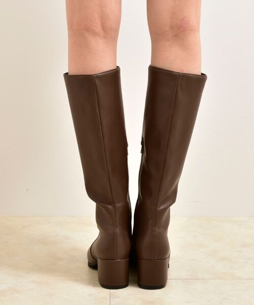 MAJESTIC LEGON（マジェスティックレゴン）の「美脚ロングブーツ（ブーツ・レディース・ブラック/ブラウン・MEDIUM/LARGE）」の10枚目の写真
