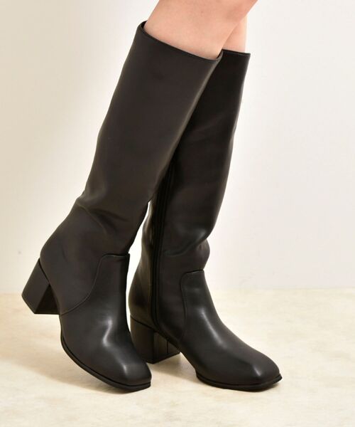 MAJESTIC LEGON（マジェスティックレゴン）の「美脚ロングブーツ（ブーツ・レディース・ブラック/ブラウン・MEDIUM/LARGE）」の15枚目の写真