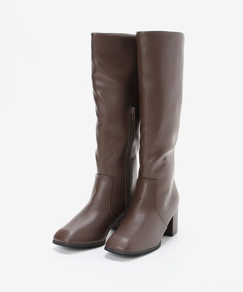 MAJESTIC LEGON（マジェスティックレゴン）の「美脚ロングブーツ（ブーツ・レディース・ブラック/ブラウン・MEDIUM/LARGE）」の17枚目の写真