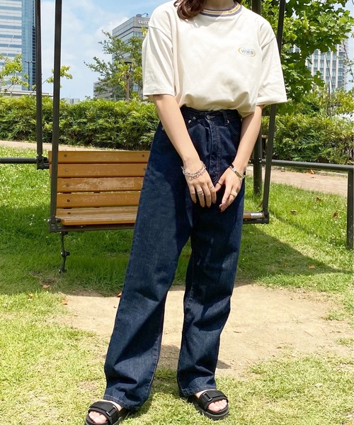 apres jour(アプレジュール)の「配色リブTシャツ【ZOZOTOWN限定アイテム】(Tシャツ/カットソー・レディース・ダークグリーン/アイボリー/ダークブルー・X-LARGE/フリー)」の14枚目の写真
