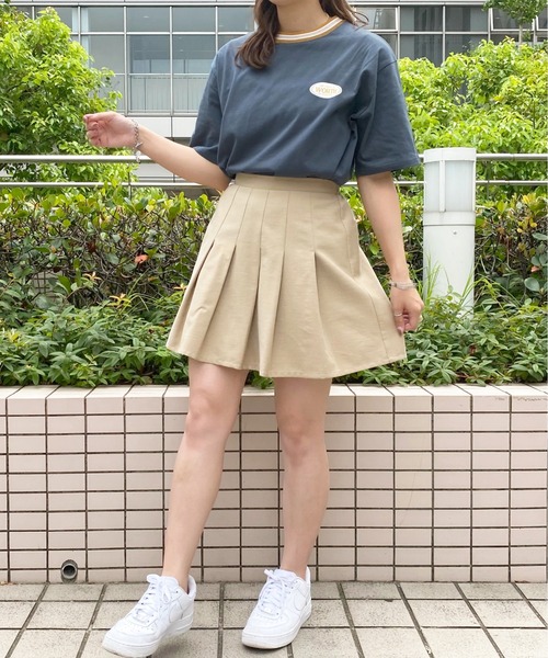 apres jour(アプレジュール)の「配色リブTシャツ【ZOZOTOWN限定アイテム】(Tシャツ/カットソー・レディース・ダークグリーン/アイボリー/ダークブルー・X-LARGE/フリー)」の7枚目の写真