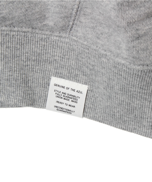 AZUL by moussy(アズールバイマウジー)の「バックWアロー裏起毛ZIPパーカー(パーカー・キッズ・インディゴブルー/トップグレー・100/120/110/150/140/130)」の10枚目の写真