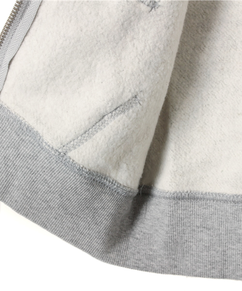 AZUL by moussy(アズールバイマウジー)の「バックWアロー裏起毛ZIPパーカー(パーカー・キッズ・インディゴブルー/トップグレー・100/120/110/150/140/130)」の13枚目の写真