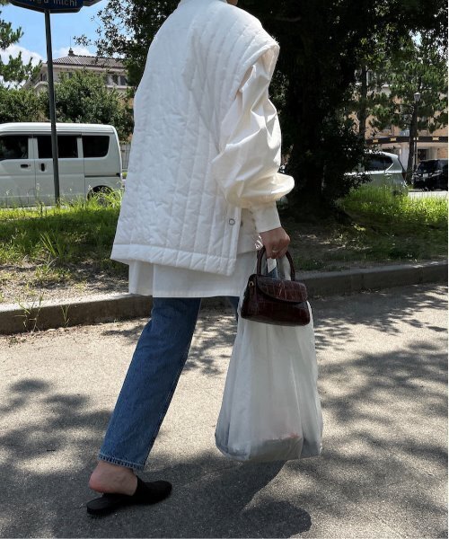 ZOZOMARKET（ゾゾマーケット）の「【sumy×ZOZO】リバーシブルライトキルティングベスト（ダウンベスト・レディース・オフホワイト/ブラック・FREE）」の21枚目の写真