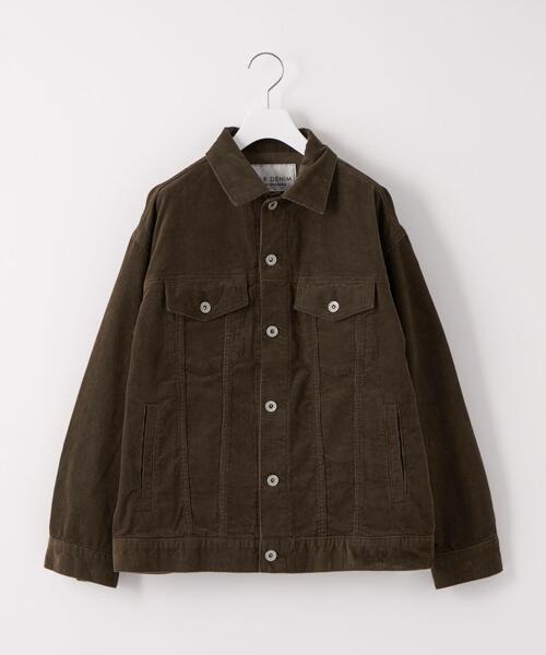 green label relaxing（グリーンレーベルリラクシング）の「コーデュロイ ジャケット（その他アウター・レディース・モカ/ナチュラル・38/36）」の2枚目の写真