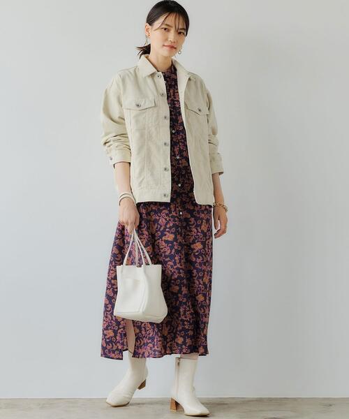 green label relaxing（グリーンレーベルリラクシング）の「コーデュロイ ジャケット（その他アウター・レディース・モカ/ナチュラル・38/36）」の4枚目の写真