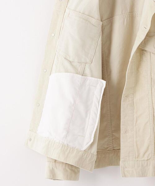 green label relaxing（グリーンレーベルリラクシング）の「コーデュロイ ジャケット（その他アウター・レディース・モカ/ナチュラル・38/36）」の5枚目の写真