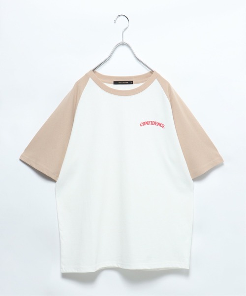 VENCEEXCHANGE（ヴァンスエクスチェンジ）の「CONFIDENCE ラグランTシャツ（Tシャツ/カットソー・レディース・ブラック/クリアグリーン/ライトベージュ・M）」の15枚目の写真