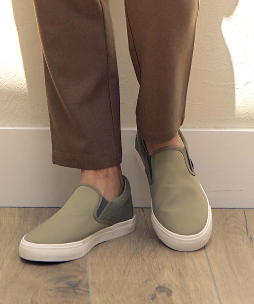 ikka（イッカ）の「CORDURA MIX スリッポン（スリッポン・メンズ・ブラック/ブルー系その他/ホワイト/オリーブ・L/M/XL）」の3枚目の写真