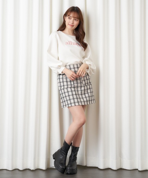 MIIA（ミーア）の「allure miia ロゴスウェット（スウェット・レディース・ブラック/オフホワイト/ピンク・FREE）」の16枚目の写真