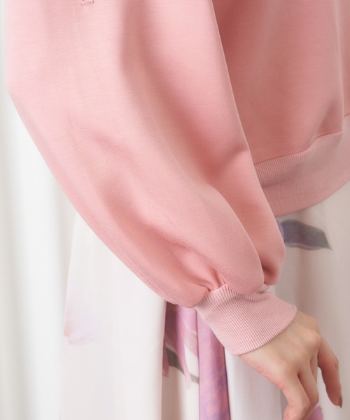 MIIA（ミーア）の「allure miia ロゴスウェット（スウェット・レディース・ブラック/オフホワイト/ピンク・FREE）」の18枚目の写真