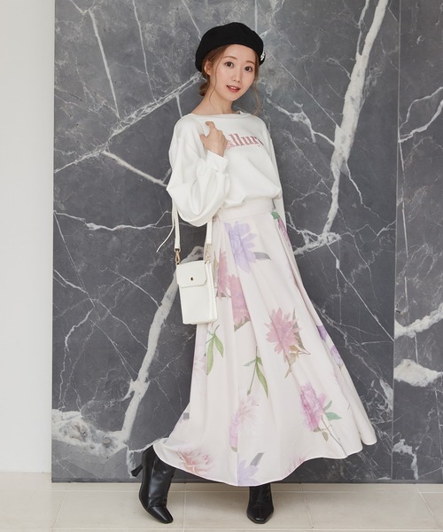 MIIA（ミーア）の「allure miia ロゴスウェット（スウェット・レディース・ブラック/オフホワイト/ピンク・FREE）」の12枚目の写真