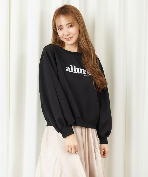 MIIA（ミーア）の「allure miia ロゴスウェット（スウェット・レディース・ブラック/オフホワイト/ピンク・FREE）」の21枚目の写真