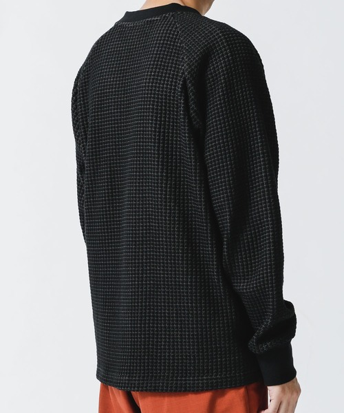 NANO universe(ナノユニバース)の「オニワッフルカーディガン(カーディガン/ボレロ・メンズ・ピンク/ブラック/グレー系その他4・L/S/M)」の4枚目の写真