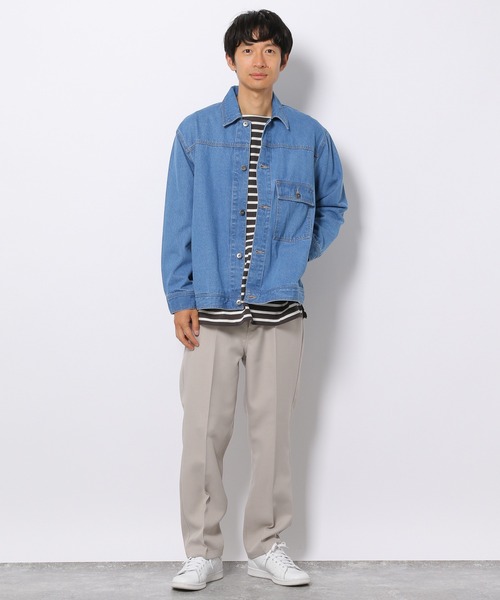 LAKOLE(ラコレ)の「バスクロングスリーブTシャツ / 214659(Tシャツ/カットソー・メンズ・グレー/オフホワイト/ホワイト/チャコール/ダークグレー・LARGE/MEDIUM)」の13枚目の写真