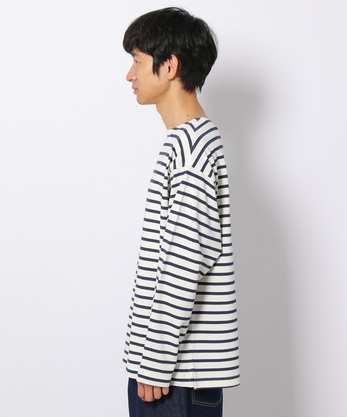 LAKOLE(ラコレ)の「バスクロングスリーブTシャツ / 214659(Tシャツ/カットソー・メンズ・グレー/オフホワイト/ホワイト/チャコール/ダークグレー・LARGE/MEDIUM)」の6枚目の写真