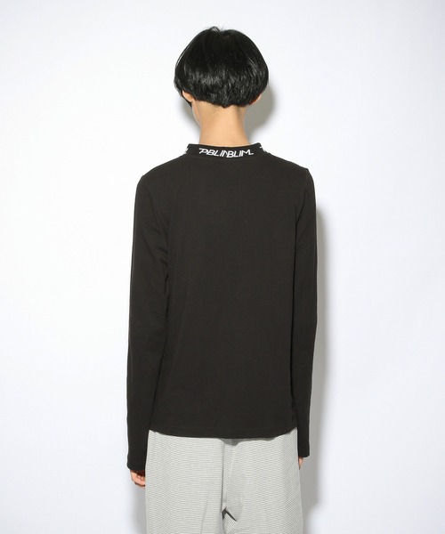 PBLIM（ページボーイリム）の「【PAGEBOYLIM】リムロゴハイネック（Tシャツ/カットソー・レディース・ブラック/オフホワイト・MEDIUM/LARGE）」の15枚目の写真