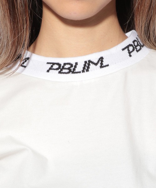PBLIM（ページボーイリム）の「【PAGEBOYLIM】リムロゴハイネック（Tシャツ/カットソー・レディース・ブラック/オフホワイト・MEDIUM/LARGE）」の16枚目の写真
