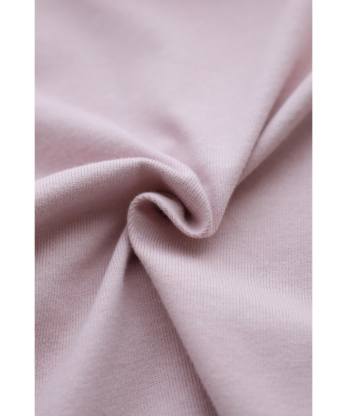 Bonjour Sagan（ボンジュールサガン）の「裾フレアロンT（Tシャツ/カットソー・レディース・ピンク/ホワイト/ブラック/ライトカーキ・FREE）」の10枚目の写真