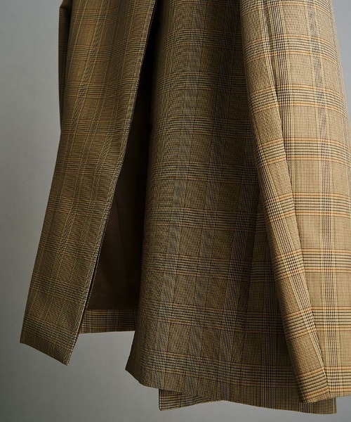 LIDNM（リドム）の「WOOL CHECK JACKET（テーラードジャケット・メンズ・ベージュ・MEDIUM/LARGE）」の5枚目の写真