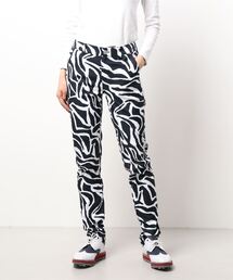 LOUDMOUTH/ラウドマウス ゴルフウェア 総柄 UVカット ストレッチ ロングパンツ